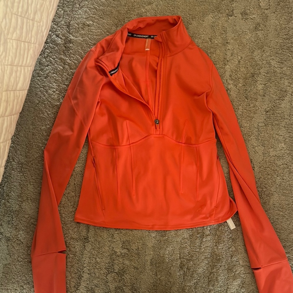 FP MOVEMENT Orange Half-Zip Pullover
